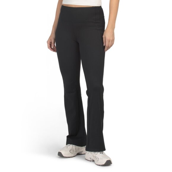 BALANCE COLLECTION Black Judissa Pants With Elastic Panel Details - Picture 1 of 2